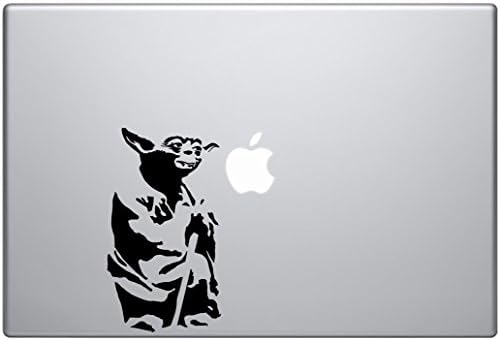 Yoda Jedi Ustası Star Wars [4 Parça] - Laptop Cilt Vinil Çıkartması Sticker için MacBook Pro 13 – - ve Diğer Apple Laptop-Araba