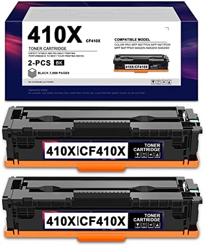Uyumlu Toner Kartuşu HP yedek malzemesi 410X CF410X Seti ile Uyumlu Renk Pro MFP M477fdn MFP M477fdw MFP M477fnw M452dn M452dw