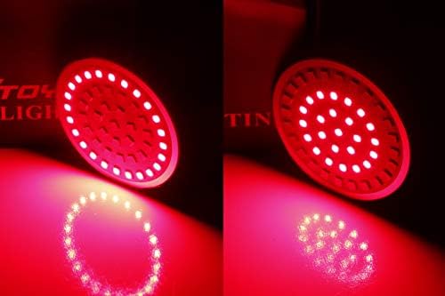 ıJDMTOY 2-İnç Beyaz Halo / Amber İç 1157 Ön ve Kırmızı Tam LED Arka dönüş sinyal ışığı ampuller İle Uyumlu Harley Davidson