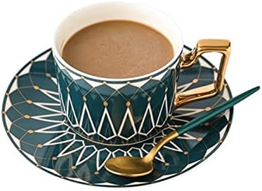 Kahve Kupa küçük ışık lüks seramik kahve fincanı Avrupa Saray çiçek çay bardağı kahve fincan ve çay tabağı seti Ev Öğleden