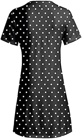 officpb Elbise Kadınlar için, kadın Yaz Casual Tshirt Elbiseler Kısa Kollu Crewneck Boho Ayçiçeği Baskılı Plaj Elbise