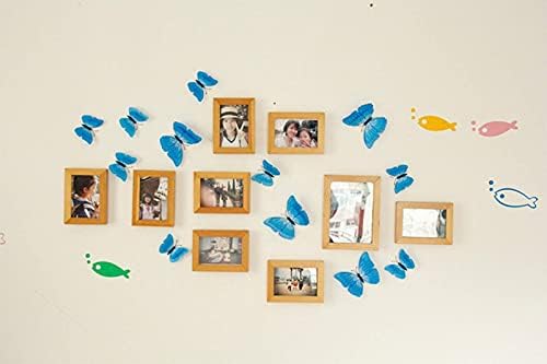 Bıntufan 12 PCS 3D Kelebek duvar çıkartmaları Dekor Duvar Ev Sanat Dekorasyon Çiçek Düzenleme Çocuk Odası Çıkarılabilir DIY