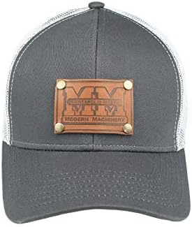 J & D Productions Minneapolis Moline Traktör Deri Logo Şapka