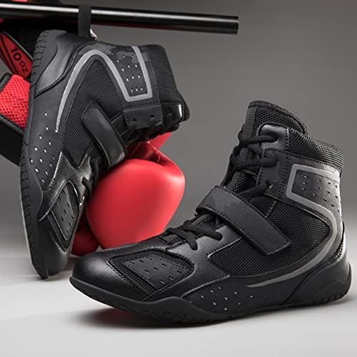 SAMEVE Geniş güreş ayakkabıları Gençlik halter ayakkabıları Erkek boks ayakkabıları Kadınlar ve Erkekler için
