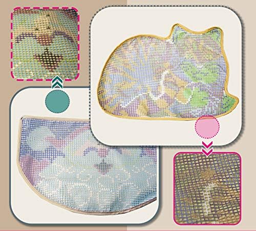 Lee Benim DIY Araçları Crocheting Yastık Kilim Noel Şeker Kamışı Desen Yastık Halı Mat Yapma El Sanatları DIY için Çocuklar