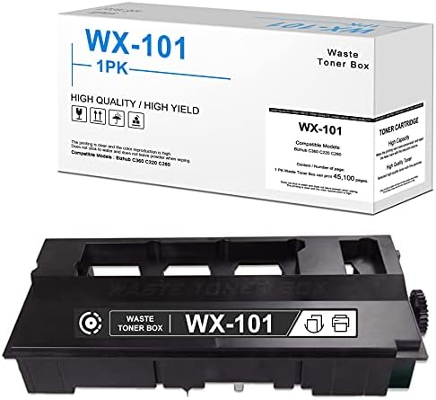 (1-Pack) WX-101 Uyumlu Yedek için Konica Minolta WX101 Atık Toner Kutusu Bizhub C360 C220 C280 Yazıcı Atık Şişe,MİCHESTA tarafından