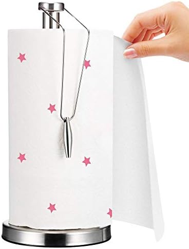 SCDZS Kağıt havlu tutucu-Paslanmaz Çelik Mutfak Kağıt Havlu Tutucu Dağıtıcı Kolay Tek Elle Gözyaşı