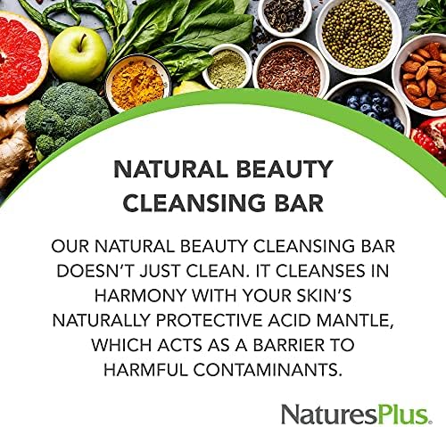 NaturesPlus Doğal Güzellik Temizleme Çubuğu - 3.5 oz, 3'lü Paket-Cildi Temizler, Yatıştırır ve Korur-E Vitamini, Allantoin,