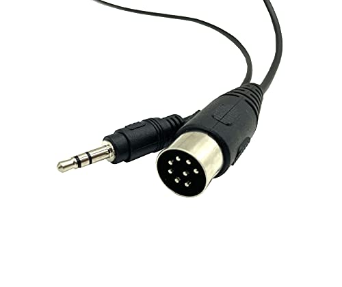 Dafensoy 8-PİN DIN Erkek 3.5(1/8in) Erkek Stereo Ses Kablosu Uyumlu iPod/iPad/iPhone/MP3/PC / TV / Android Elektronik MusicalInstrument