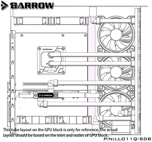 Lian Li O11 PC Kasası için Barrow LRC 2.0 Ön Su Yolu Plakası