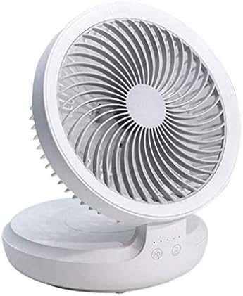 LXD Fanlar, Mini Fan, Modern Mini Taşınabilir Gürültüsüz USB Fan 4 Hız, Beyaz