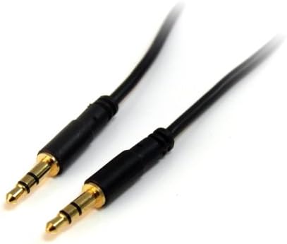 StarTech.com 3,5 mm Ses Kablosu - 3 ft - İnce-M / M - AUX Kablosu-Erkek-Erkek Ses Kablosu-AUX Kablosu-Kulaklık Kablosu-Yardımcı