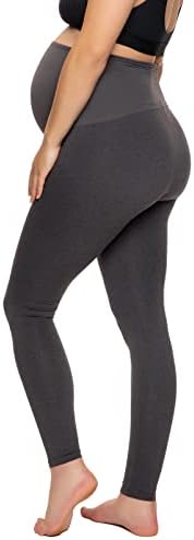 Kadınlar için Felina Kadifemsi Yumuşak Hamile Taytları-Kadınlar için Yoga Pantolonu, Hamile Kıyafetleri - (2'li Paket)