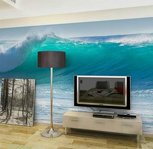 3D Duvar Kağıtları Mavi Deniz Dalgaları Fotoğraf Duvar Kağıdı Duvar Çıkartması Resimleri Oturma Odası Yatak Odası Kendinden