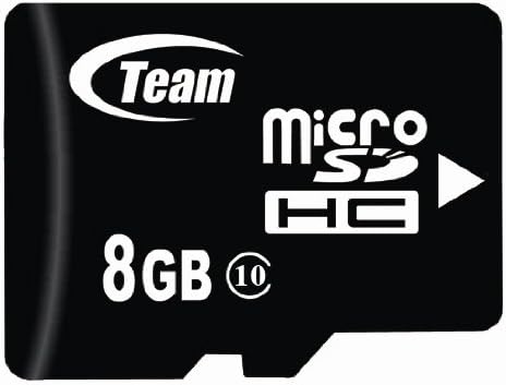 8GB Sınıf 10 microSDHC Takım Yüksek Hızlı 20MB / Sn Hafıza Kartı. RCA Small Wonder için Yanan Hızlı Kart. Ücretsiz bir Yüksek