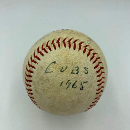 Chris King 1965 Chicago Cubs Single, JSA COA - NFL İmzalı Çeşitli Ürünlerle Beyzbol İmzaladı