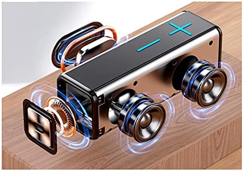 WJCCY Kablosuz Bluetooth hoparlör Subwoofer Bluetooth Ses Taşınabilir Açık Araba 3D Surround Ses (Renk: Mavi)