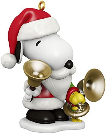 Hallmark Keepsake Noel Süsleme 2018 Yıl Tarihli, Fıstık Snoopy Bell-Ringer Snoopy'de Spot Işığı