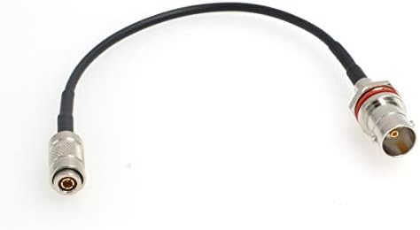 SZRMCC Sağ Açı DIN1.0/2.3 Erkek BNC Kadın RG179 75ohm HD SDI Kablo Blackmagic HyperDeck için (Sağ Açı, 1 m)
