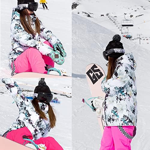 Bayan kayak takım elbise kar takım elbise su geçirmez rüzgar geçirmez kadın kayak ceket ve pantolon Snowboard ceketler Mont