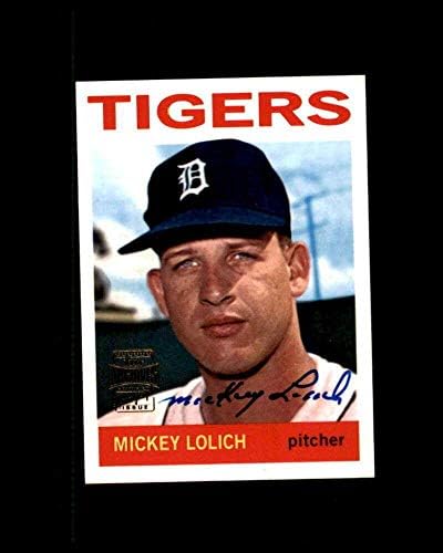 Mickey Lolich E2 Kartı 2001 Topps Arşiv İmzaları TAA89-Slabbed Beyzbol Kartları