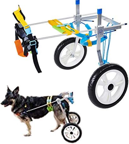 Engelli Arka Ayakları için HeoBam Köpek Tekerlekli Sandalye Köpek, Köpek, İki Tekerlekli Ayarlanabilir Köpek Tekerlekli Sandalye,