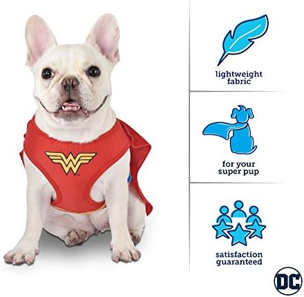 Evcil Hayvanlar için DC Comics Köpekler için Süper Kahraman Koşum Takımı / Süper Kahraman Köpek Koşum Takımı / Her Boyuttaki