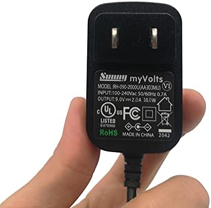 Brother P-Touch LN6645001 Etiket Yazıcısı için MyVolts 9V Güç Kaynağı Adaptörü Değiştirme-ABD Plug