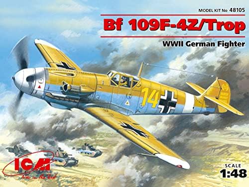 ICM Modelleri Bf 109F-4Z/Trop Alman Avcı Yapı Kiti