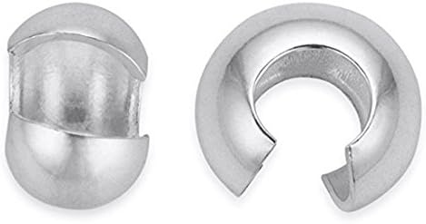 200 adet Kıvrım Boncuk Düğüm Kapakları 3mm (0.12 İnç) küçük boncuklar Gümüş Kaplama Bakır Pirinç Takı El Sanatları Yapımı için