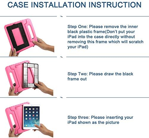 CAM-ULATA iPad Mini 5 Kılıf 2019 7.9 ihch Çocuklar için 5th Nesil Yumuşak Dayanıklı koruyucu kapak Kılıf için Ayarlanabilir