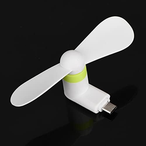 USB Fan, El Fanı Küçük Fan Şarj Edilebilir Ultra Sessiz Açık Seyahat için Süper Güvenli (Beyaz)