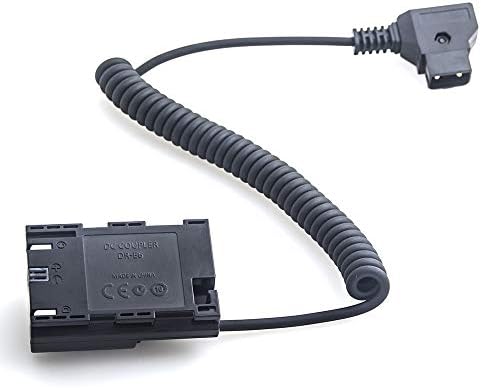 Fotga Uzatılabilir Güç Adaptörü Kablosu için D-Tap Bağlayıcı Kukla Pil LP-E6 için Canon EOS R R5 R6 5DII 5 DIII 5DIV 6D 6DII