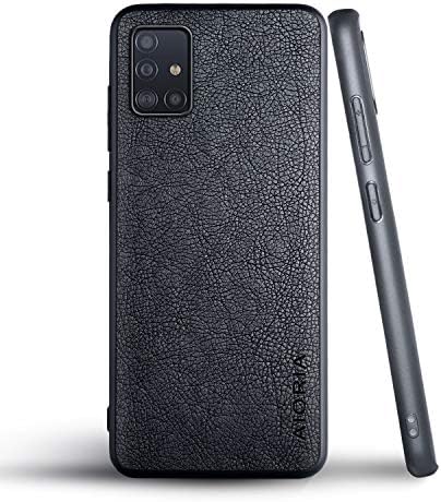 Samsung Galaxy ıçin AIORIA A51 5G Durumda (Değil Fit A51 4G), 6.5 inç Premium PU Deri Kapak Retro İş Tasarım Tam Koruyucu kılıf