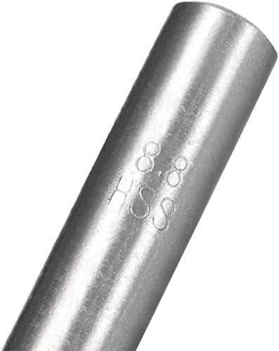 EuısdanAA 8.8 mm Büküm Matkap Yüksek Hız Çelik Bit HSS-4241 için Çelik, alüminyum Alaşım 5 adet (Broca helicoidal de 8,8 mm