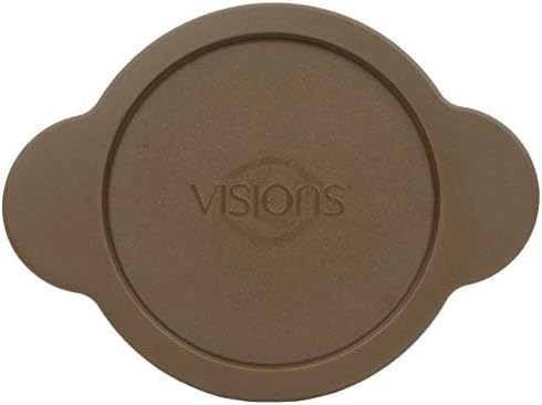 Visions CM8 - PC Cam Tabak için Kahverengi Plastik Kapak (Cam Tabak Ayrı Satılır)