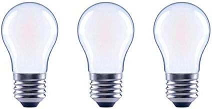 EcoSmart 40 Watt Eşdeğer A15 Kısılabilir Buzlu Cam Deco Filament LED Vintage Edison Ampul Yumuşak Beyaz (3'lü Paket)