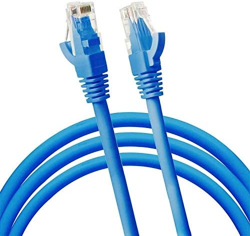 FYL 6ft Cat6 RJ45 UTP Ethernet LAN Ağ Yönlendirici Kalıplı Snagless Yama Kablosu Siyah