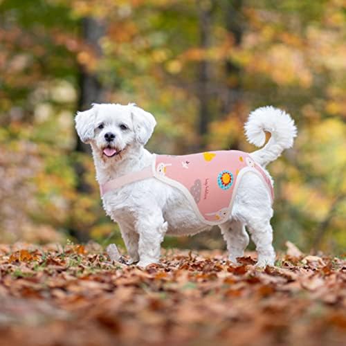 Köpek Bezi Sıhhi Pantie ile Askı, Pet Fizyolojik Pantolon Ayarlanabilir Rahat İç Çamaşırı için Kadın Kız Köpekler, Nefes Pamuk