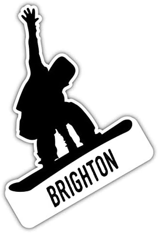 Brighton Utah kayak maceraları hatıra 2 inç vinil çıkartma Etiket Dağ tasarım