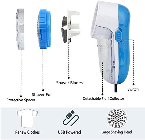 Kumaş Tıraş Makinesi Tüy Bırakmayan Sökücü, AW Union USB Destekli Tüy Bırakmayan Tıraş Makinesi, Kumaşlardan, Giysilerden,