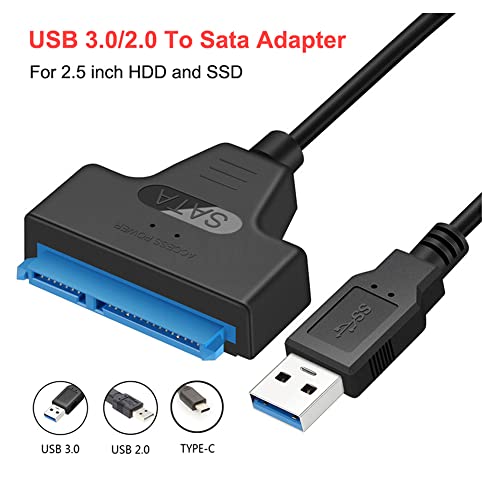 1 adet USB SATA 3 Kablo Sata USB 3.0 Adaptörü kadar 6 Gbps Destek 2.5 İnç Harici SSD HDD Sabit Disk 22 Pin Sata III A25 2.0,