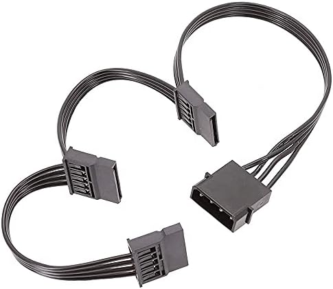 Konnektörler IDE 1 ila 3 SATA Kablosu 4pin Sabit Disk Güç Kaynağı Splitter Kabloları Uzatma Kablosu DIY PC Sever SATA Güç Dönüştürücü