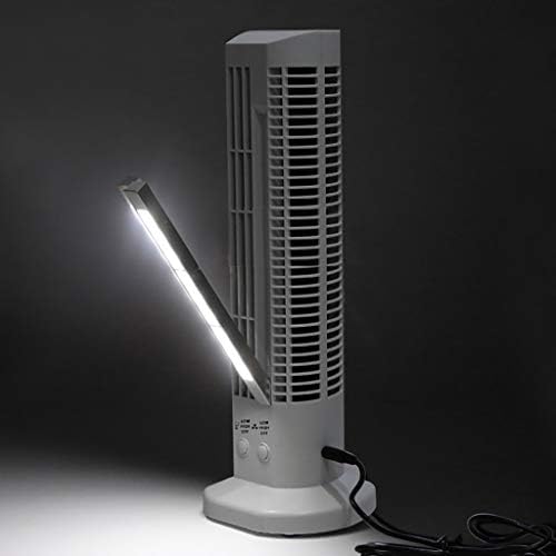 Birmolun Mini Kule Hava Soğutucu, Çok Fonksiyonlu Klima Fanı, Katlanır LED Işıklı