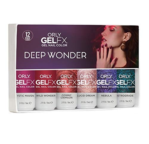 Orly GelFX - Derin Wonder 2018 Koleksiyonu - TÜM 6 Renkler -0.3 oz / 9 Ml HER