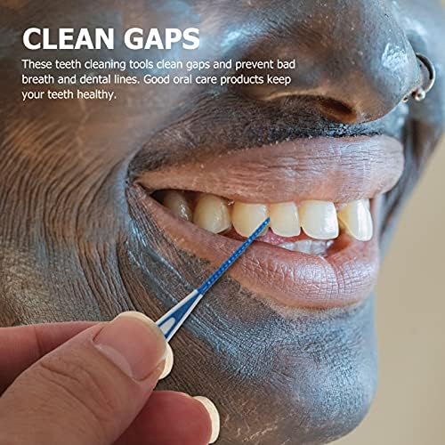 Healıfty 48 adet Diş Arası Fırçası Diş Çubukları Diş Fırçası Diş İpi Kürdan Dar Alanlar Diş Temizleyici Ortodontik Diş Temizleme