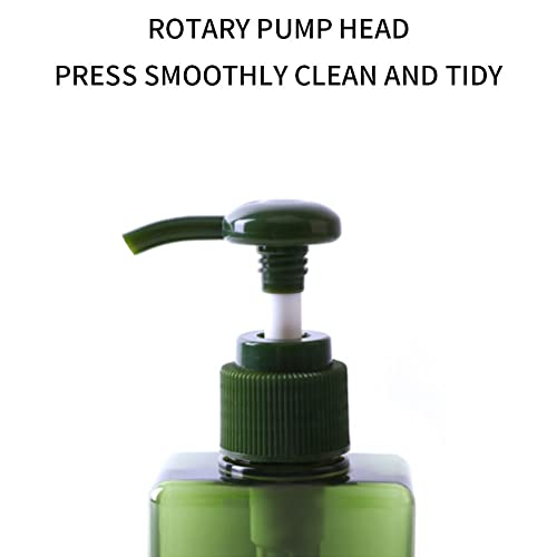 Doldurulabilir Plastik Losyon Pompası Şişeleri Doldurulabilir Şampuan Şişesi Pompası Itme Tipi Boş Plastik losyon dispenseri