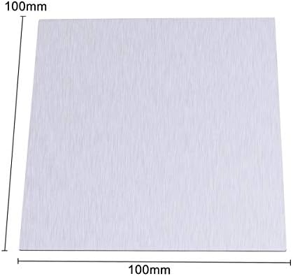 Qınlu-Saf Bakır Levha 1 pc 100x100x0.5mm Çinko Levha Yüksek Saflıkta Saf Çinko Zn Sac Levha Metal Folyo için Bilim Elektronik