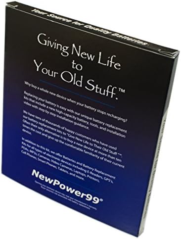 NewPower99 Pil Değiştirme Kiti ile Pil, Video Talimatları ve Araçları için Garmin NuviCam LMTHD