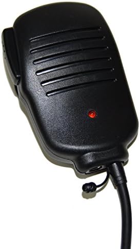 HQRP Kiti: 2-Pin PTT Hoparlör-Mikrofon ve Kulaklık Mikrofon Kulaklık ile Uyumlu Kenwood TH-31 TH-31A TH-31AT TH-31BT TH-41
